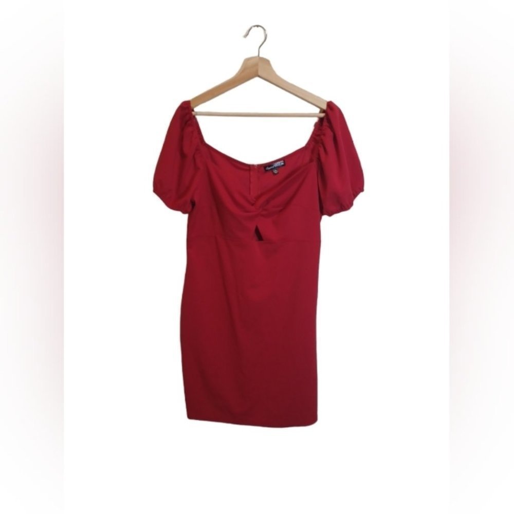 Crystal  Doll Red Mini Dress